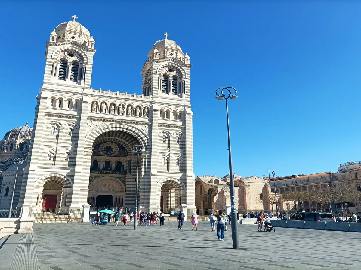 The cathedral of Marseille