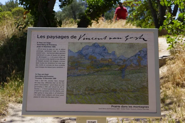 Tárlatvezetés Saint-Rémy-de-Provence-ban