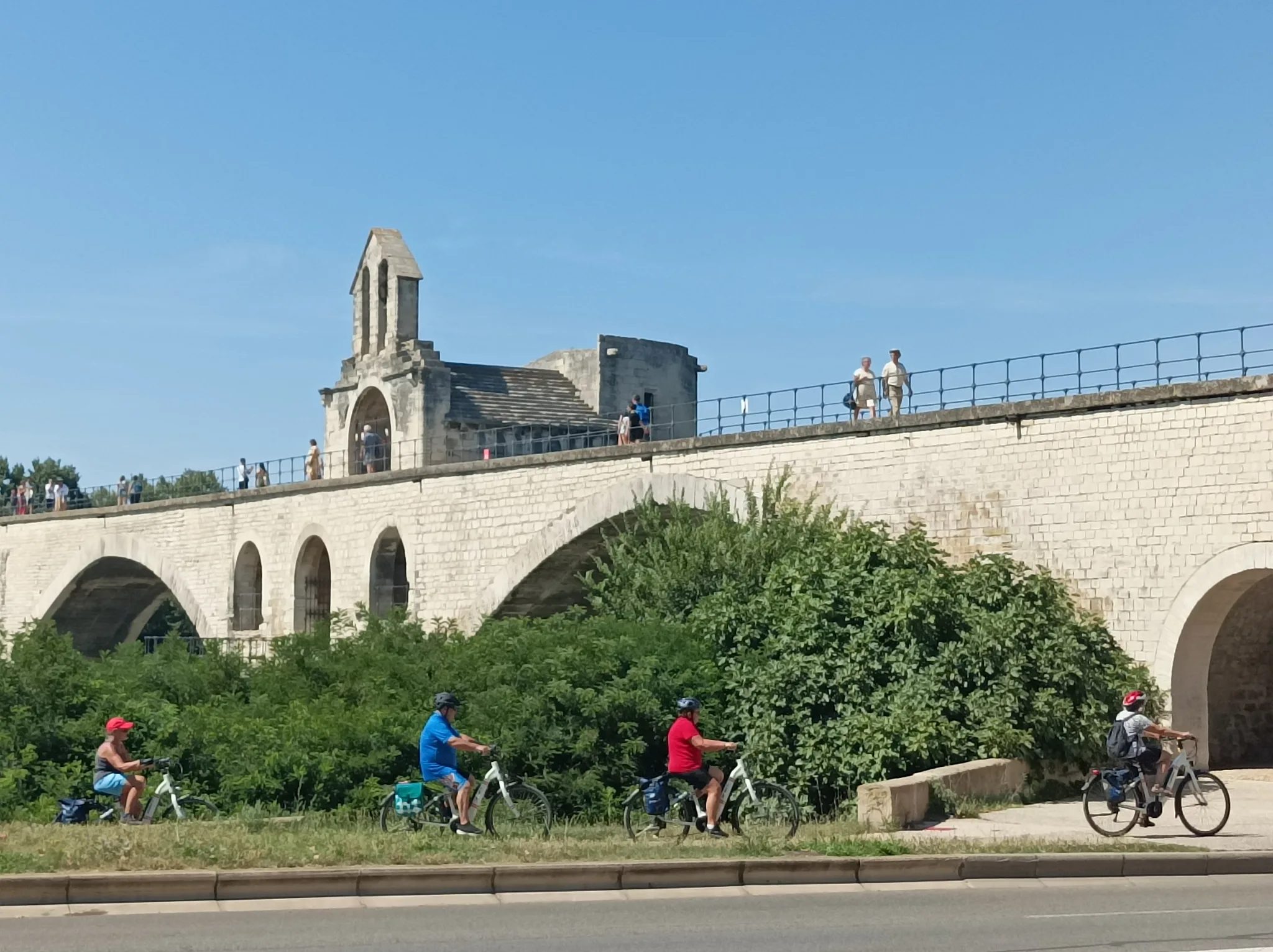 Tour à vélo à Avignon, Romain Bouchaud