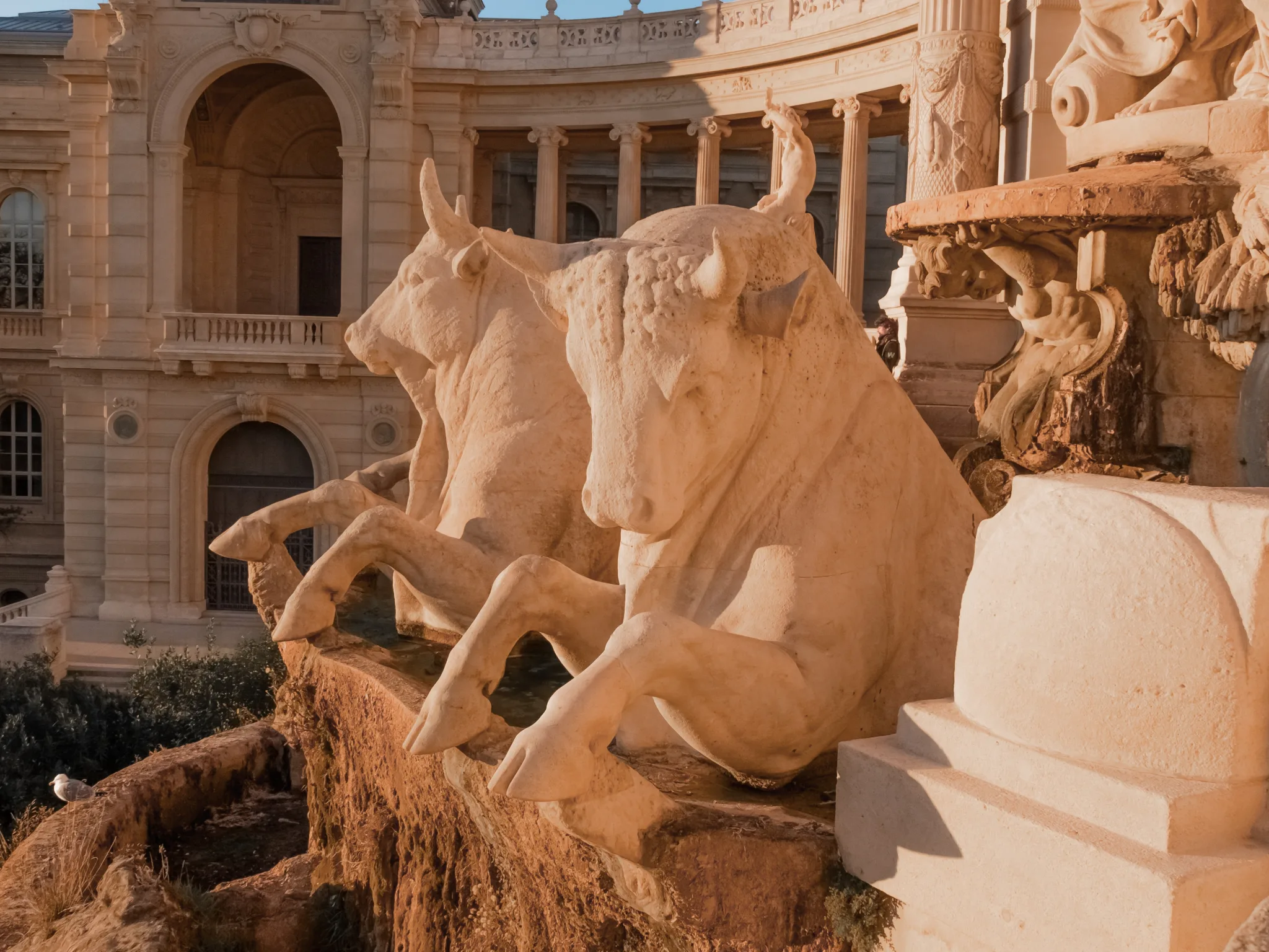 The palais Longchamp in Marseille, Romain Bouchaud