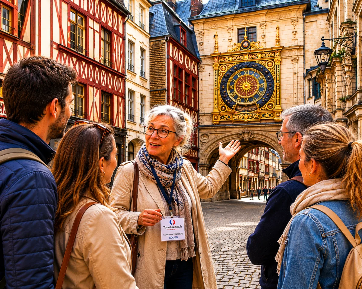 Official tour guide in Rouen