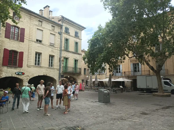 Guided tour in Uzès, Romain Bouchaud