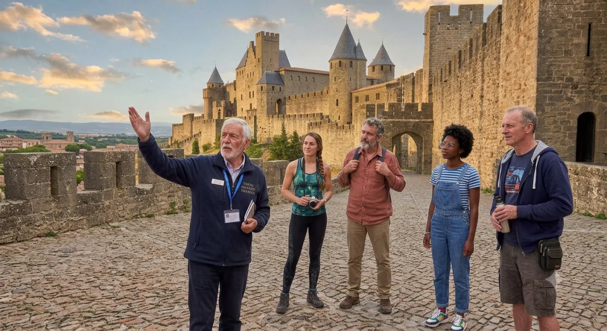 Tour guide in Carcassonne